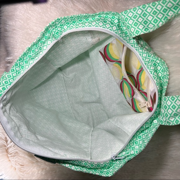 Vtg. Dakine Green Patterned Tote - Picture 3 of 8